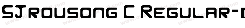 SJrousong C Regular字体转换